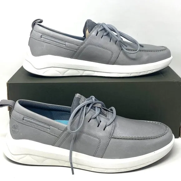 💖MEGA SALE💖Timberland Bradstreet Oxford Full Grain Silver Men TB 0A42G1 085
