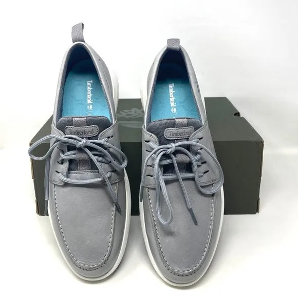 💖MEGA SALE💖Timberland Bradstreet Oxford Full Grain Silver Men TB 0A42G1 085
