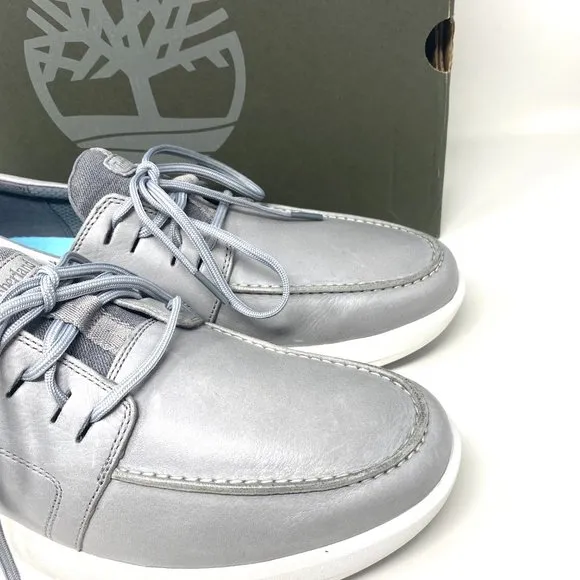 💖MEGA SALE💖Timberland Bradstreet Oxford Full Grain Silver Men TB 0A42G1 085