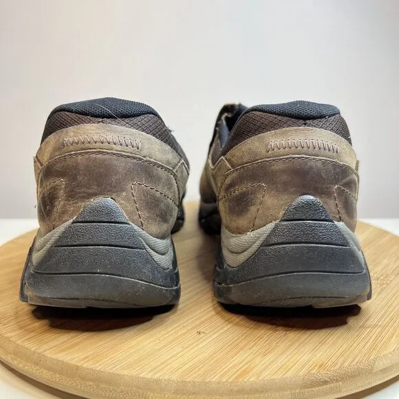 Merrell Moab Adventure MOC Men Size 9.5 Dark Earth Brown Hiking Shoes J91837