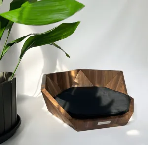 MISSOGNO Lotus American Walnut Orthopaedic Pet Bed
