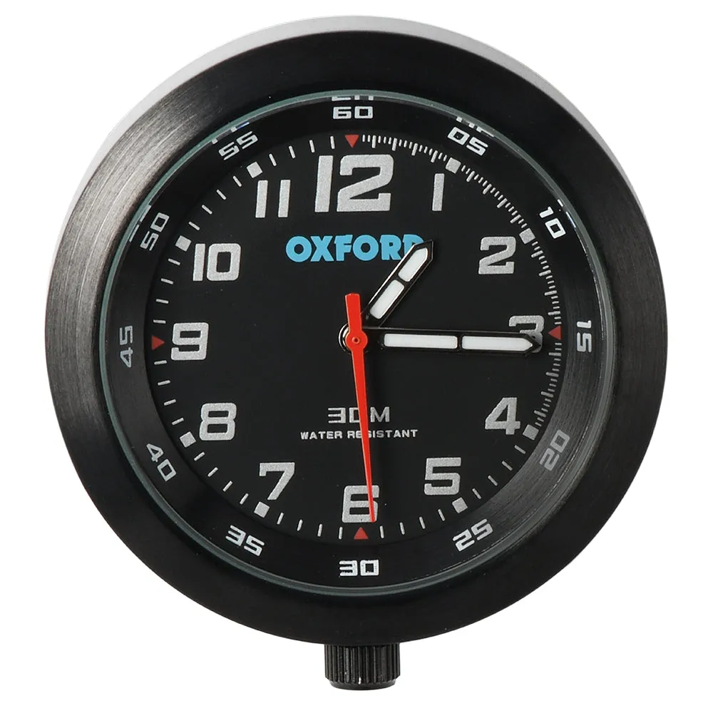 Moto Clock Oxford AnaClock, Black