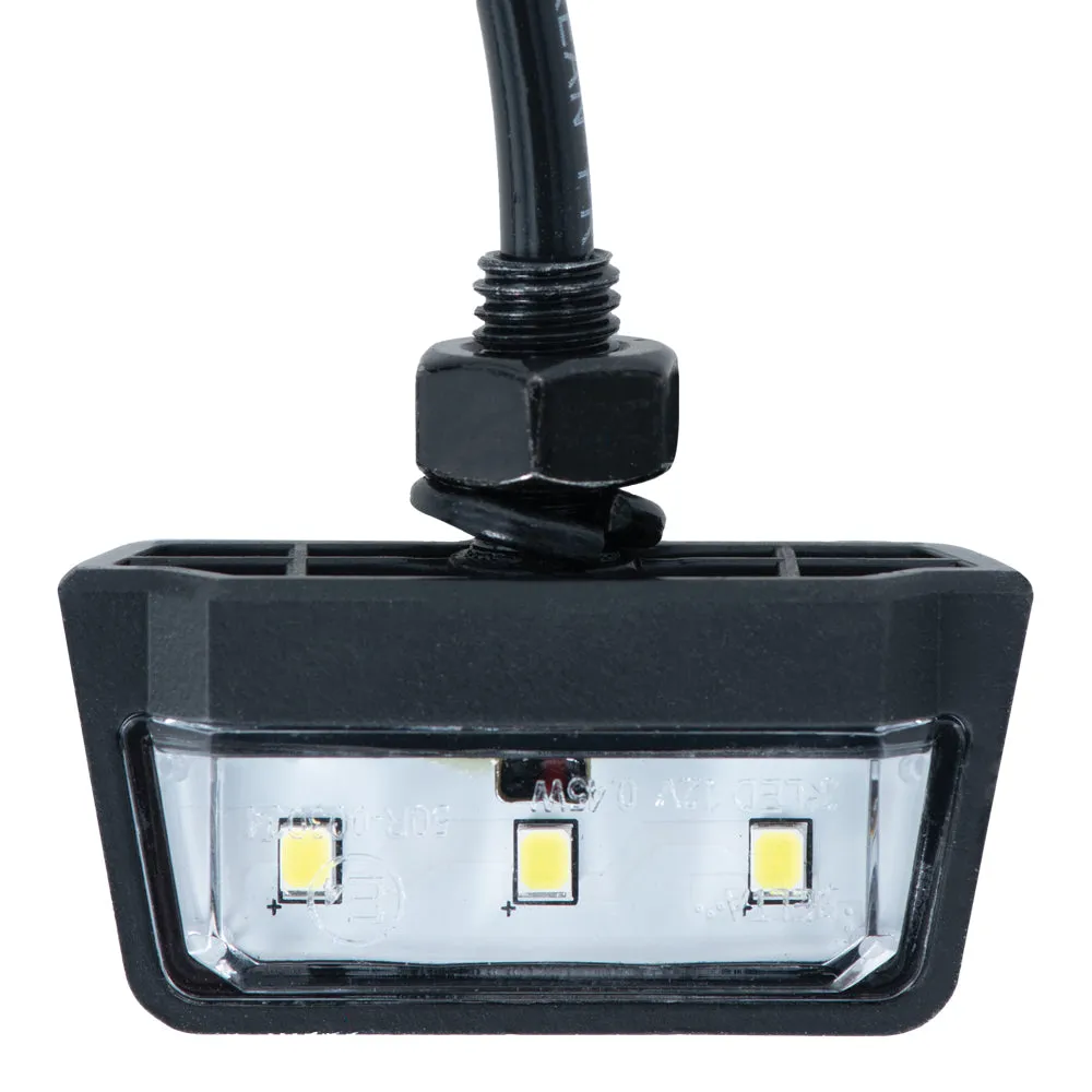 Motorcycle License Plate Lamp Oxford Halo LED