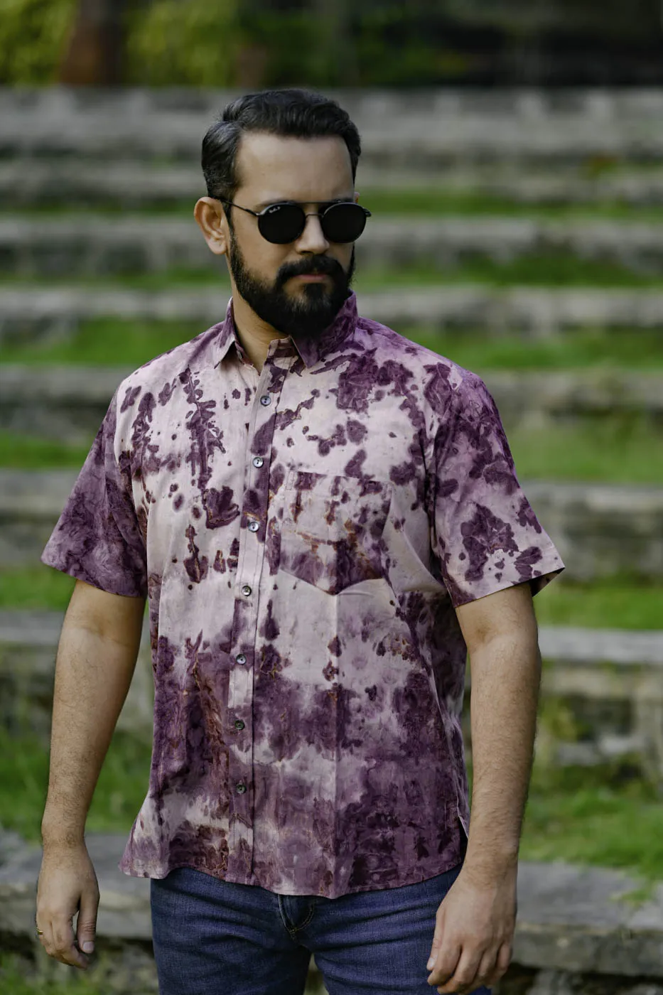 Nebula- Men's Tie & Dye Shirt