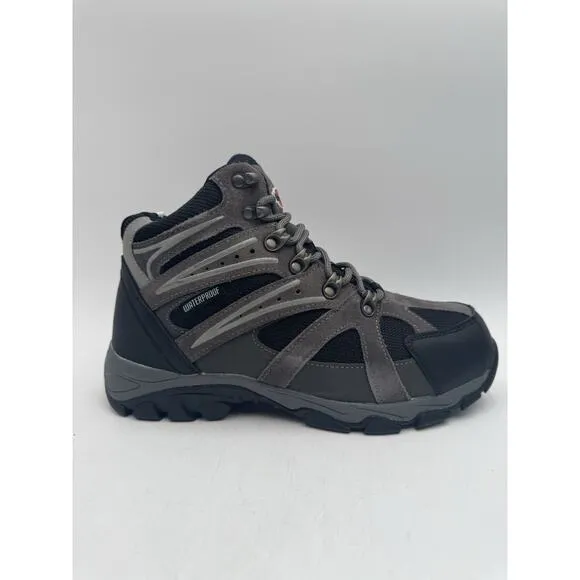 NEW Iron Age SURVEYOR Men's Hiking Boot Grey/Black US Size 10 Medium NIB