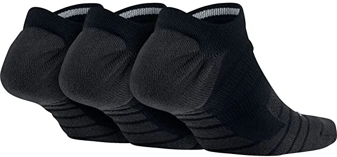 New Nike Dry Cushion No-Show Training Socks (3 Pair) Unisex, Fits Men 6-8, Women 6-10! Retails $36 
