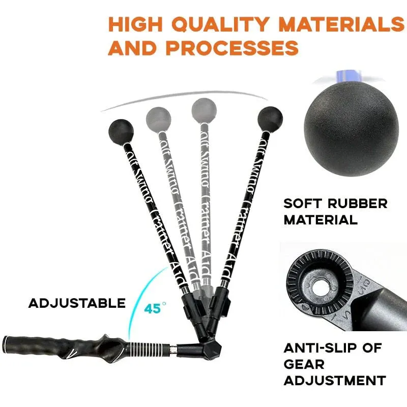 NEW Retails $119, Golf Folding Posture Corrector Swing Club Trainer for Beginners, Improve Golf Swing
