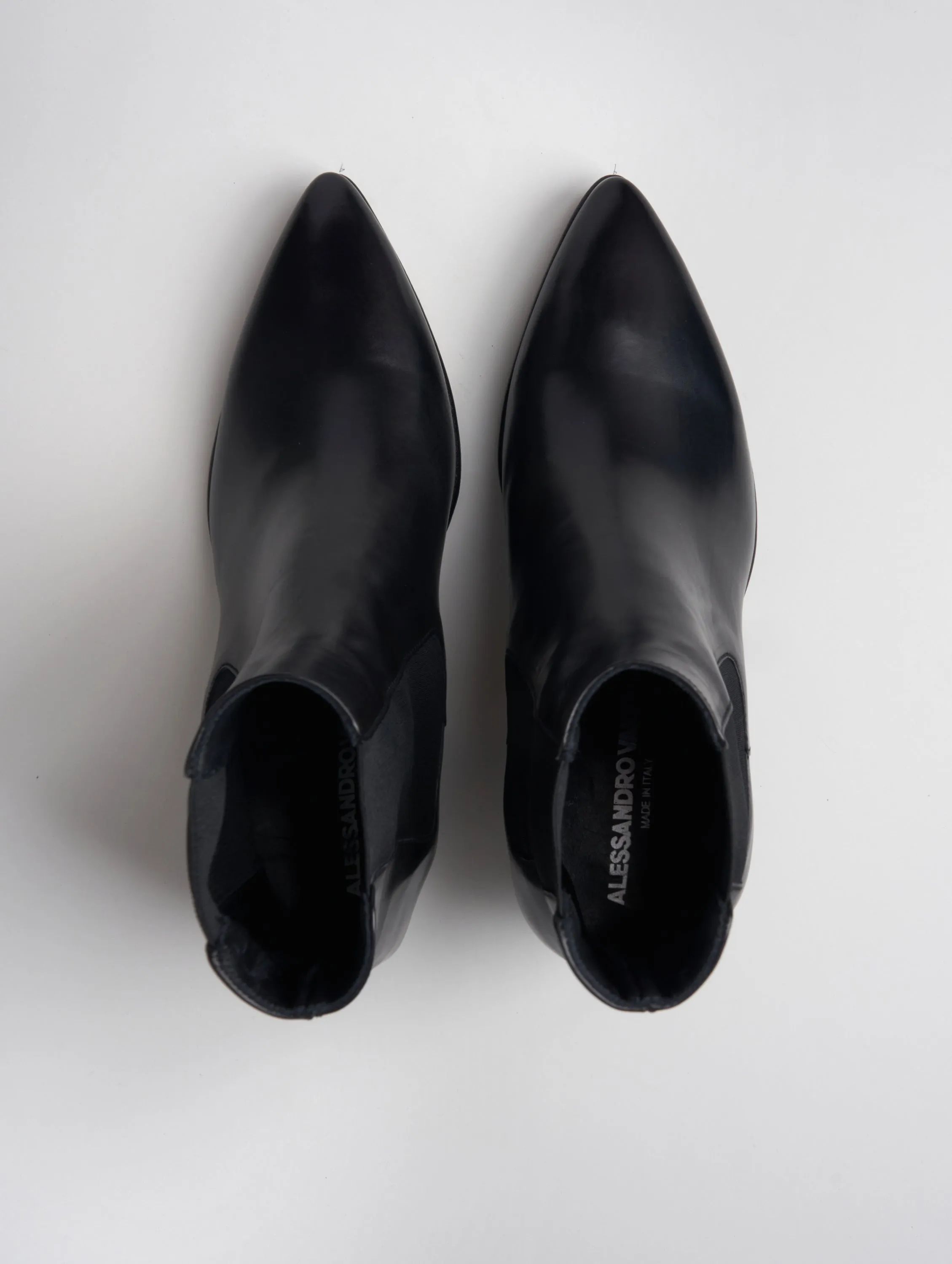 NICO 60MM CHELSEA BOOT IN BLACK CALFSKIN-Woman