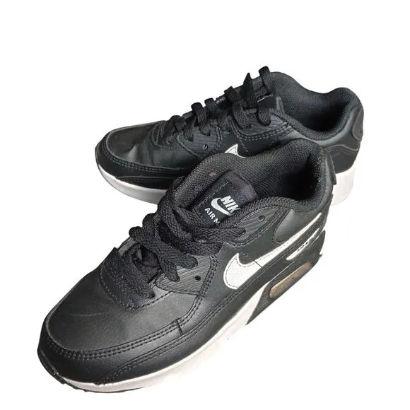 Nike Air Max 90 Youth Athletic Sneakers Black