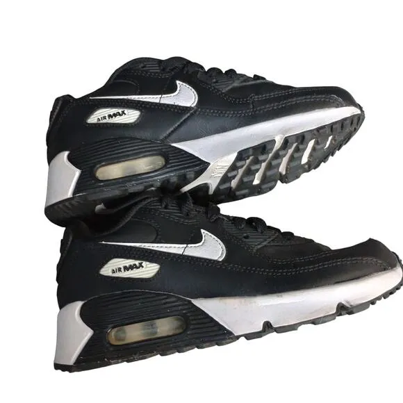 Nike Air Max 90 Youth Athletic Sneakers Black