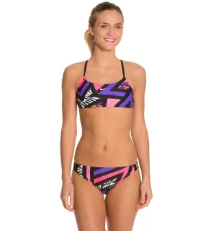 Nike Big Girls Swimsuits Two Piece Pow! NESS5553 Size 4