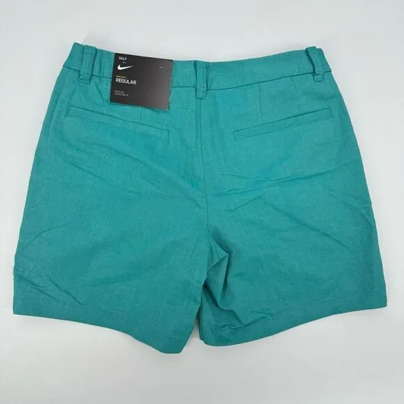 Nike Golf Women's Oxford Shorts Green 725763 351 Sz 2 NWT