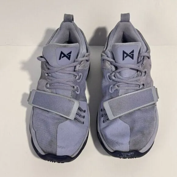 NIKE PG &quot;PAUL GEORGE&quot; SIZE 6.5 YOUTH SAME AS WOMAN SIZE 8.0 GLACIER grey blue