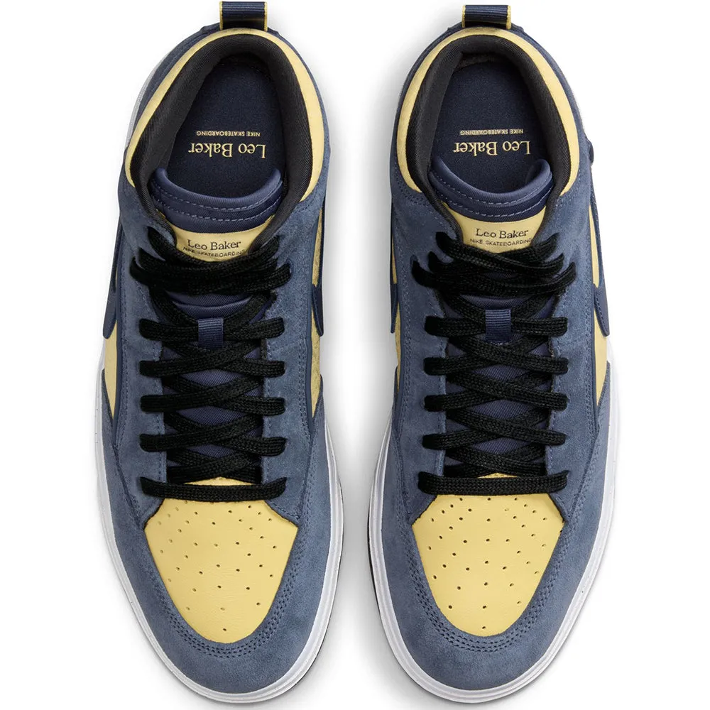 Nike SB React Leo Shoes Thunder Blue/Thunder Blue-Saturn Gold