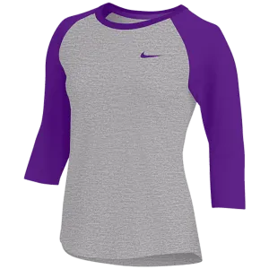 Nike Women's Dry 3/4 Sleeve Raglan Top