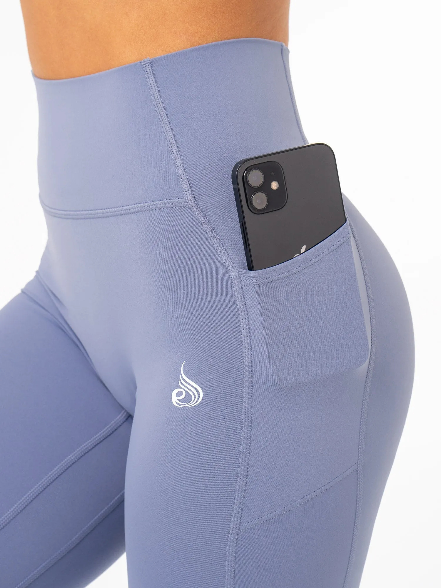 NKD Pocket Leggings - Steel Blue