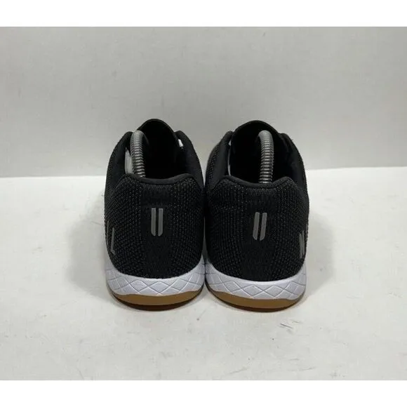 NoBull SuperFabric Trainer Lace Up Black Gum Athletic Sneakers Mens Size 8.5