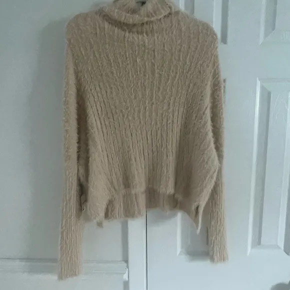 NWT Free People One Fuzzy Cozy Turtleneck Cozy Fall