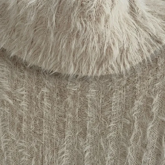 NWT Free People One Fuzzy Cozy Turtleneck Cozy Fall