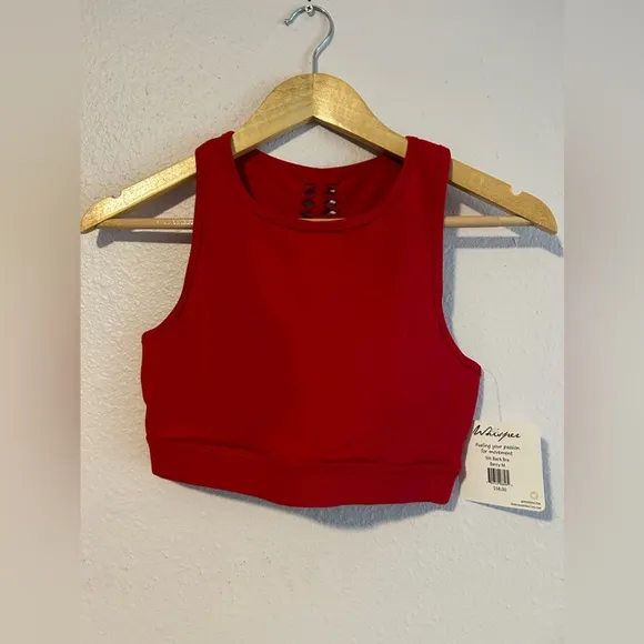 NWT Whisper Active Slit Back Bra