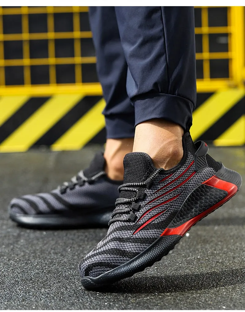 Odysseysoles Men's Work Safety Sneakers