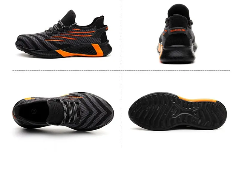 Odysseysoles Men's Work Safety Sneakers