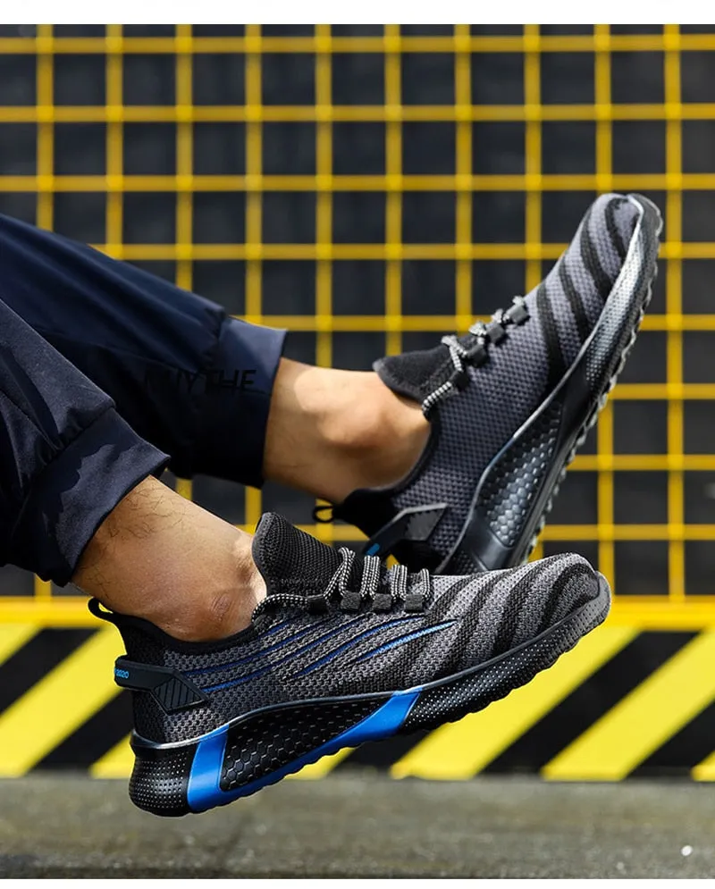 Odysseysoles Men's Work Safety Sneakers