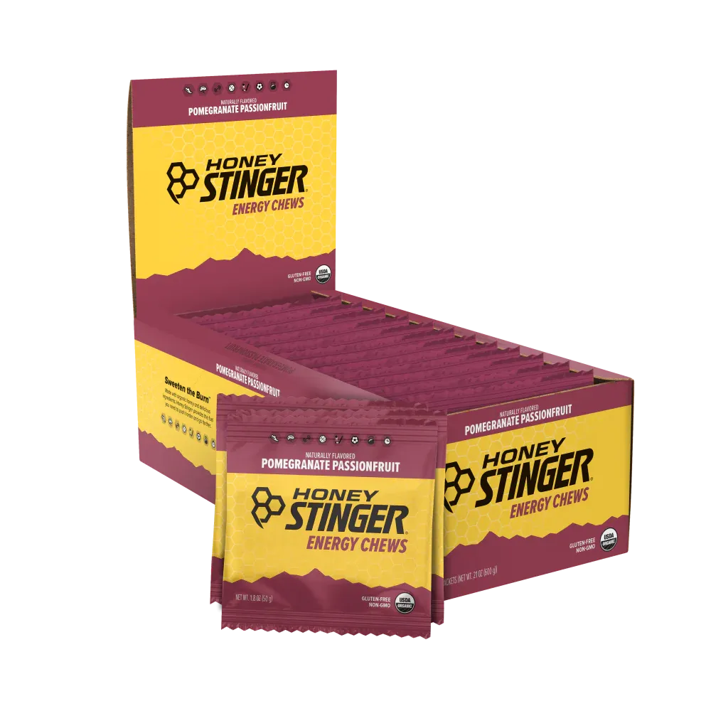 Organic Energy Chews - Pomegranate Passionfruit