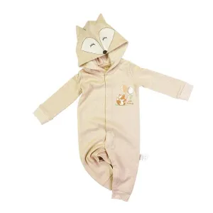 Organic Newborn Clothing | Cozy Baby Hooded Romper