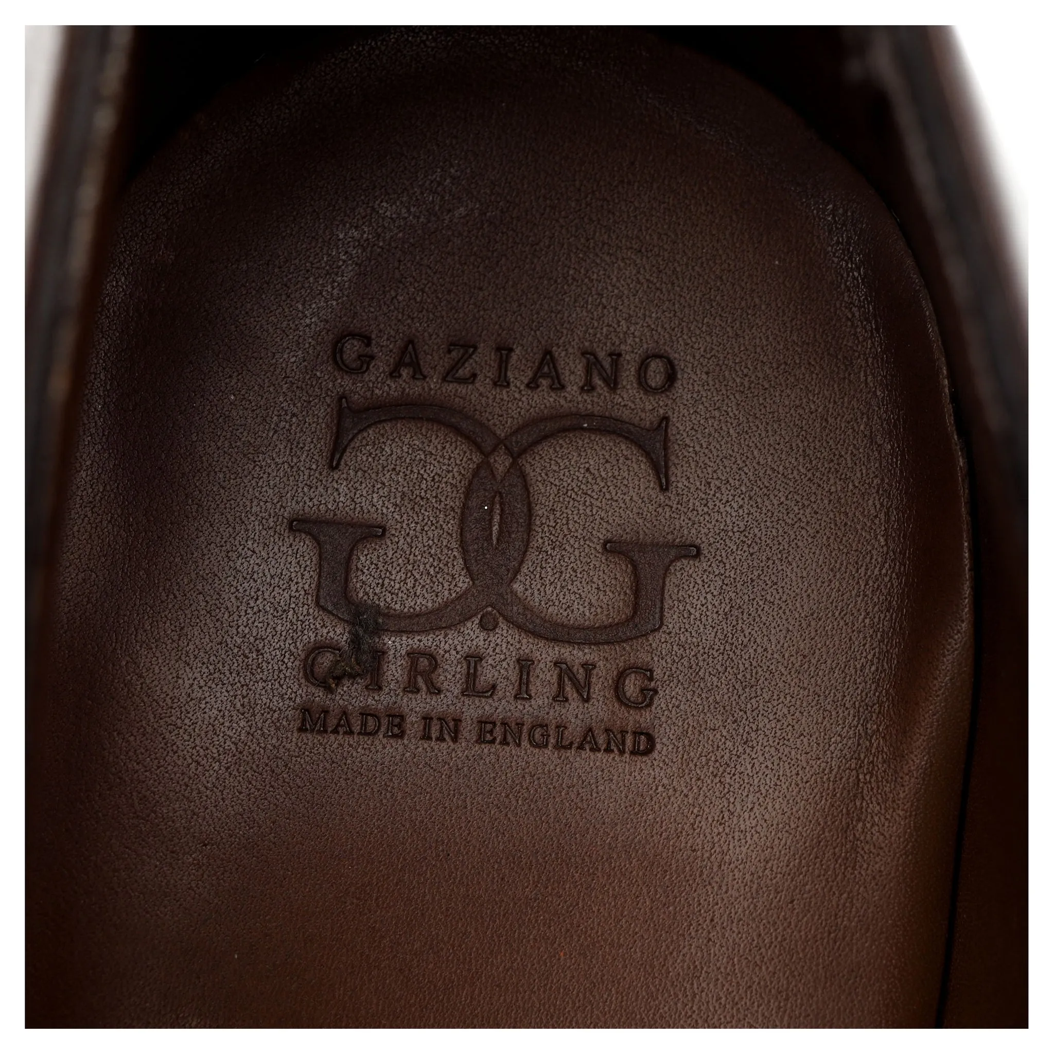 'Oxford' Dark Brown Leather Oxford UK 9.5 F