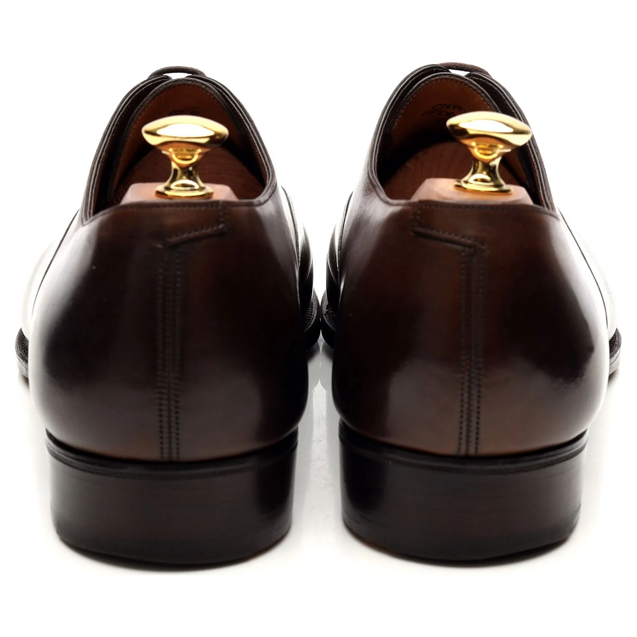 'Oxford' Dark Brown Leather Oxford UK 9.5 F