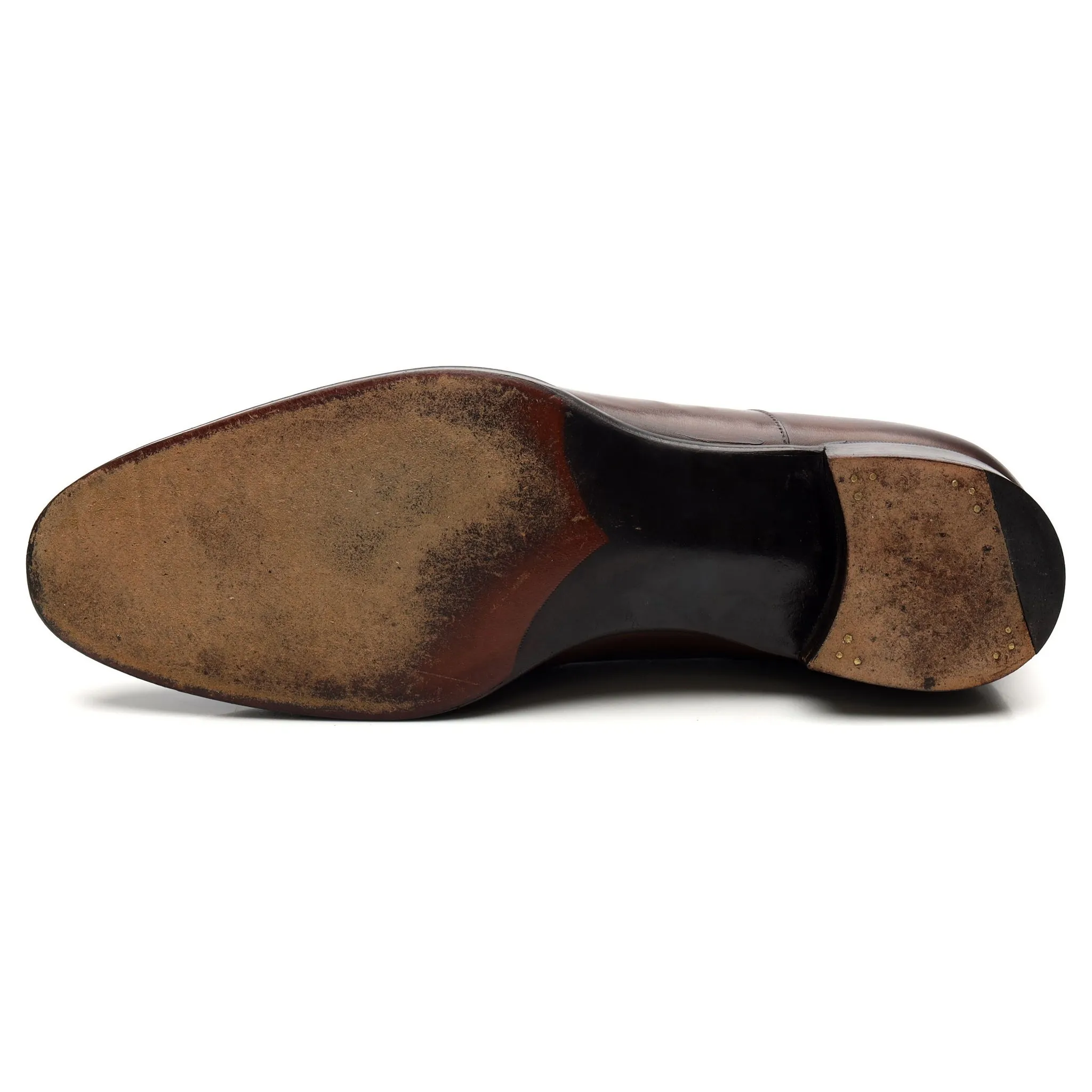 'Oxford' Dark Brown Leather Oxford UK 9.5 F