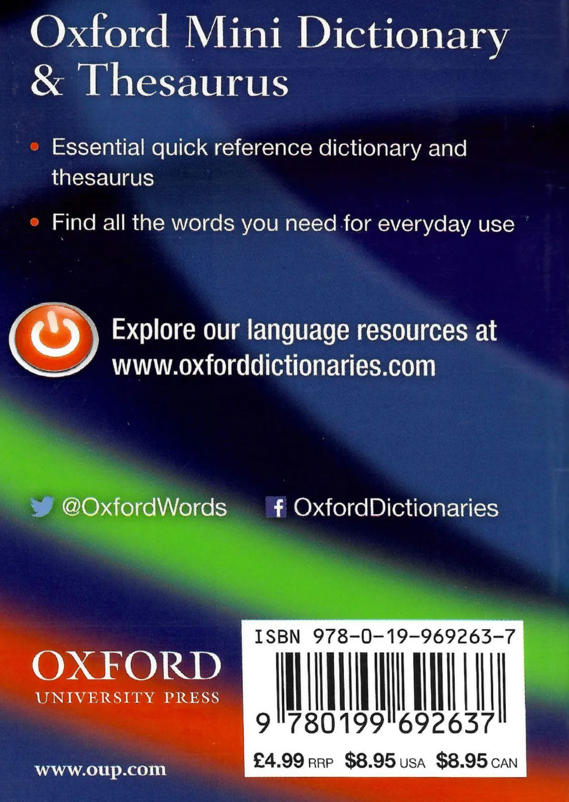 Oxford Mini Dictionary and Thesaurus