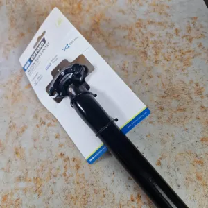 Oxford Seat Post Deluxe Micro Adjust 400mm Black