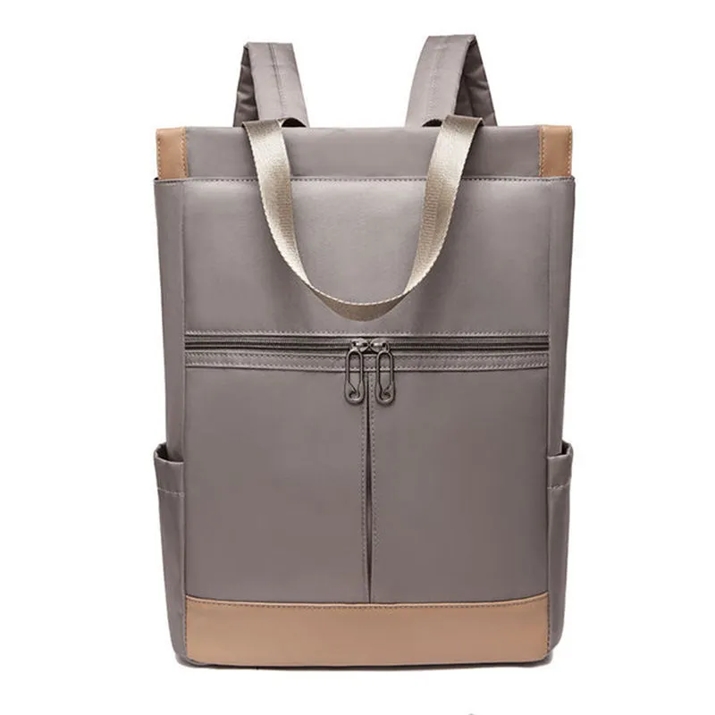 Patchwork Oxford Cloth Laptop Bag Shoulder Backpack