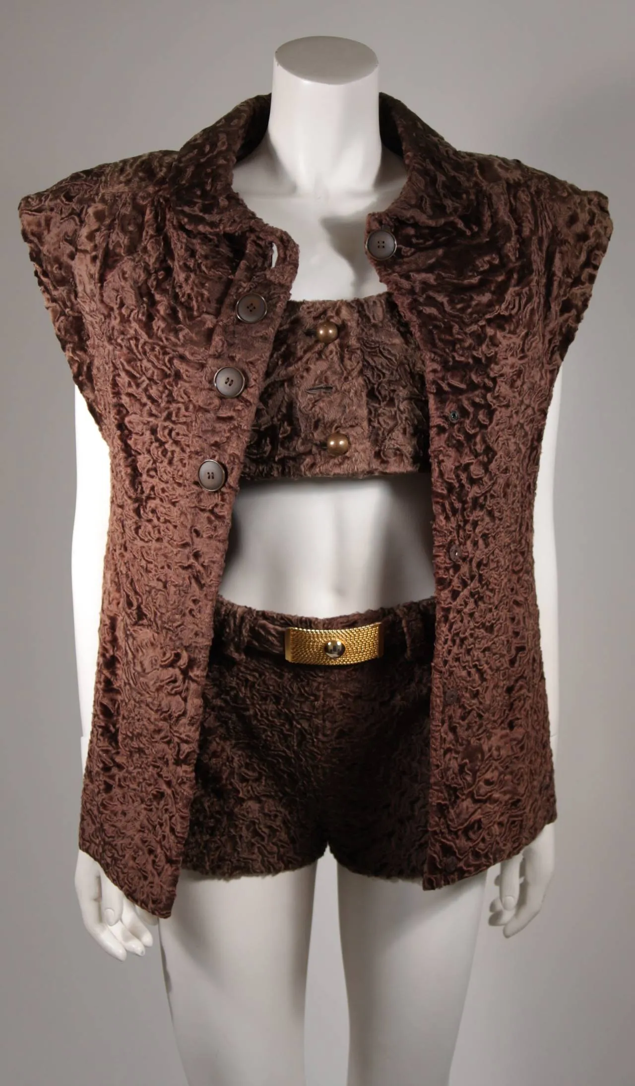 PAULINE TRIGERE 1960s Broad Tail Ensemble
