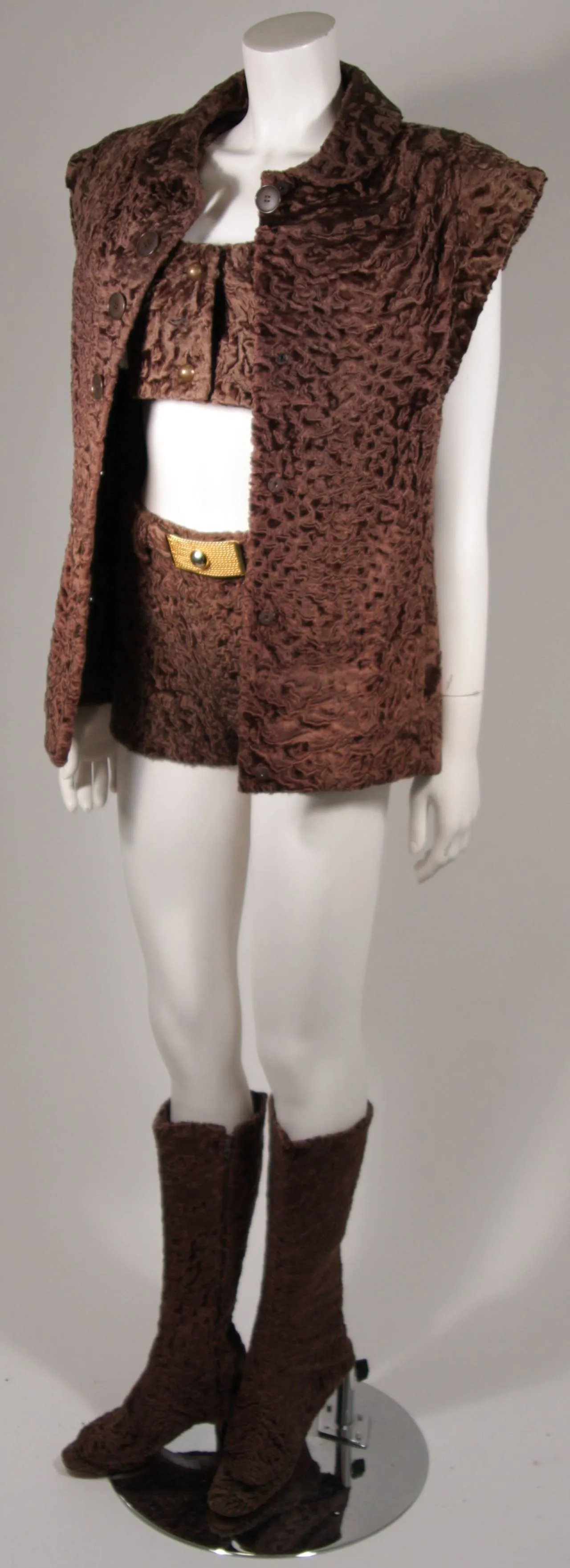 PAULINE TRIGERE 1960s Broad Tail Ensemble
