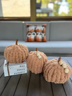 Peach Cozy Pumpkins