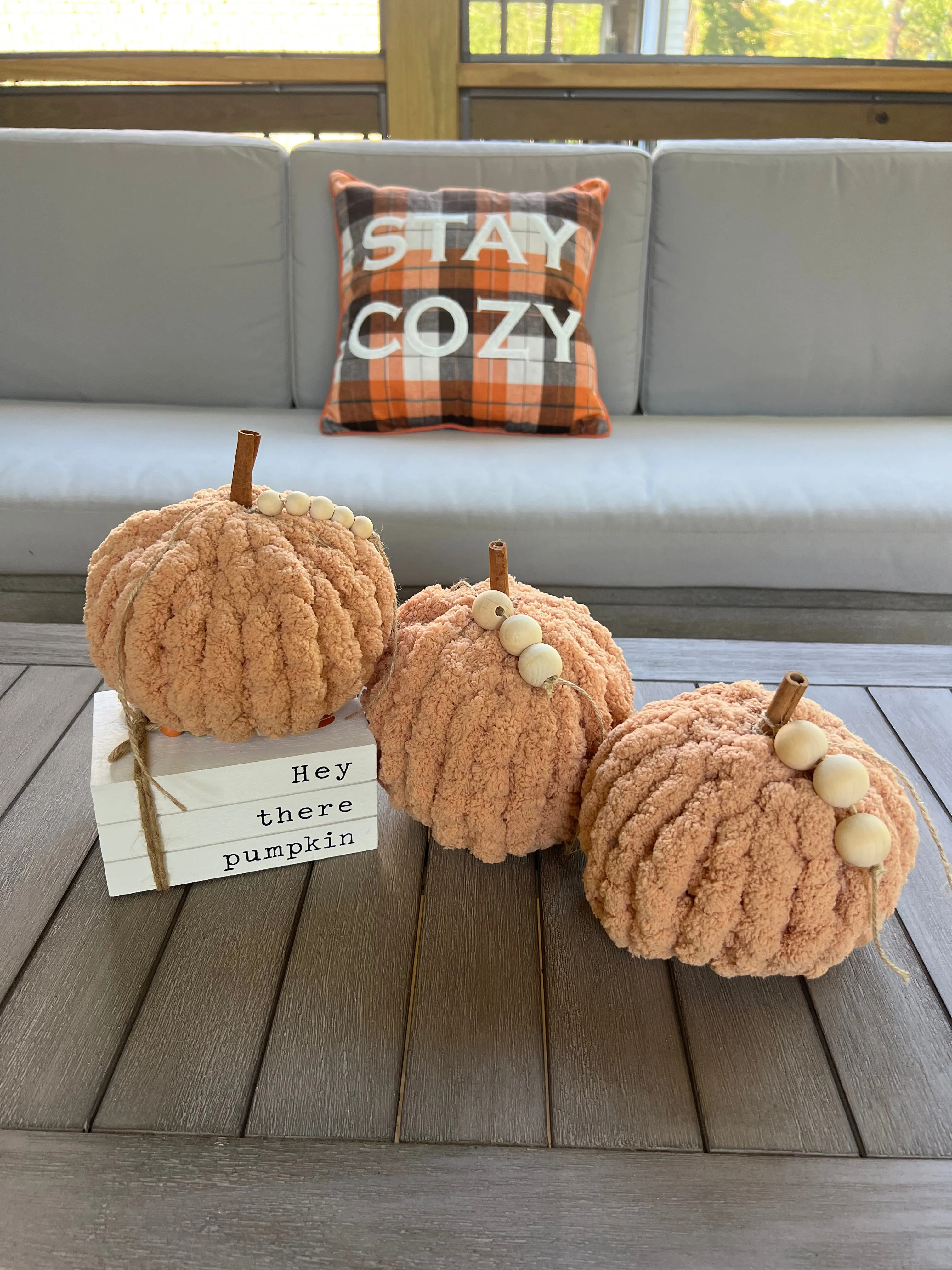 Peach Cozy Pumpkins