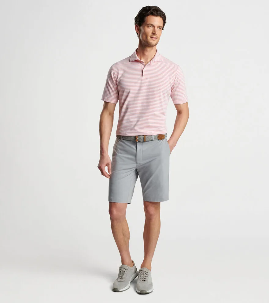 Peter Millar Albatross Cotton Pique Polo - Scarlet Lily