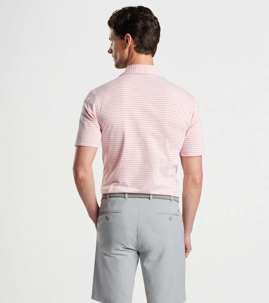 Peter Millar Albatross Cotton Pique Polo - Scarlet Lily