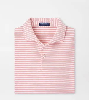 Peter Millar Albatross Cotton Pique Polo - Scarlet Lily