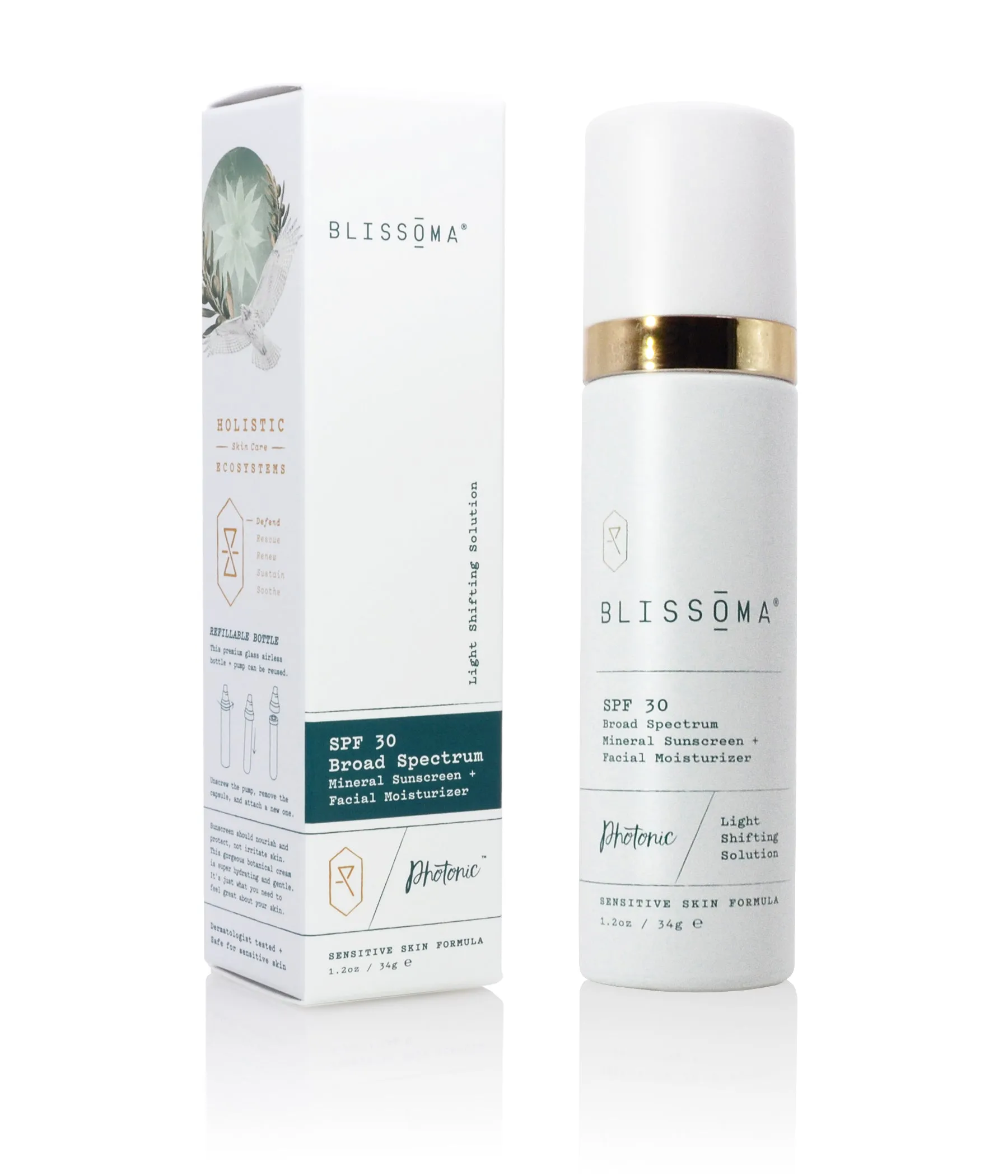 Photonic SPF 30 Light Shifting Solution Mineral Sunscreen   Moisturizer