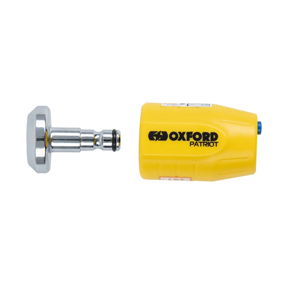 Pin Disc Motorcycle Disc Lock Oxford Patriot, 14mm, Yellow