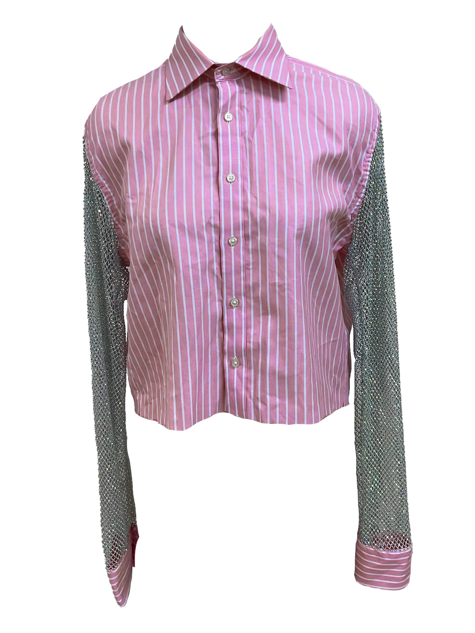 Pink cropped Ami