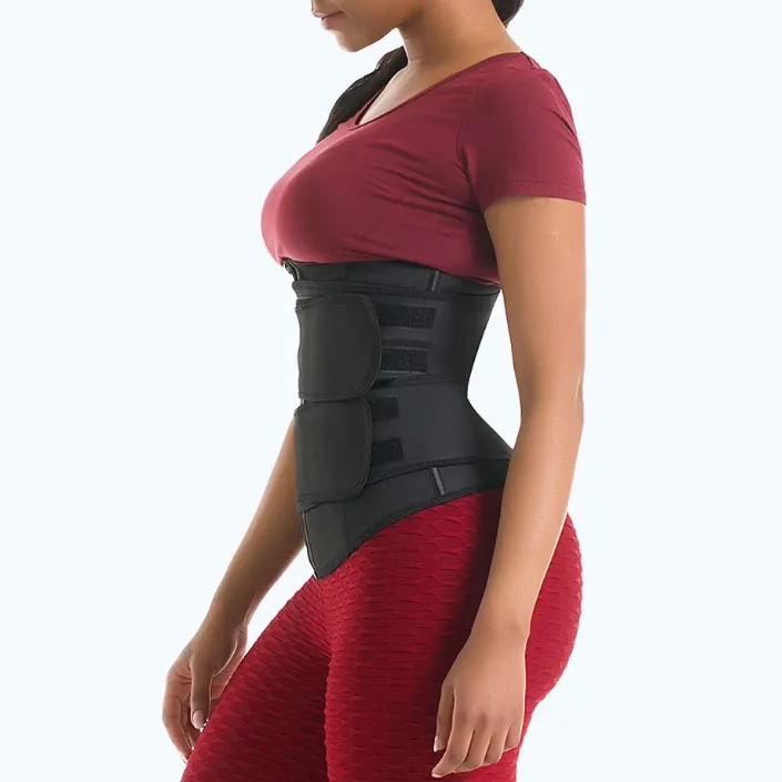 Premium Waist Trainer - Double Compression Straps with Supportive Zipper!