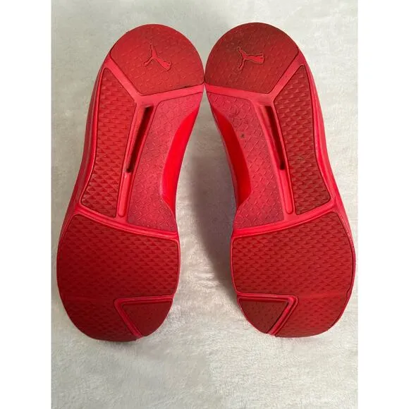 Puma Fierce Mid Height Women's Sneakers in Red Size 9