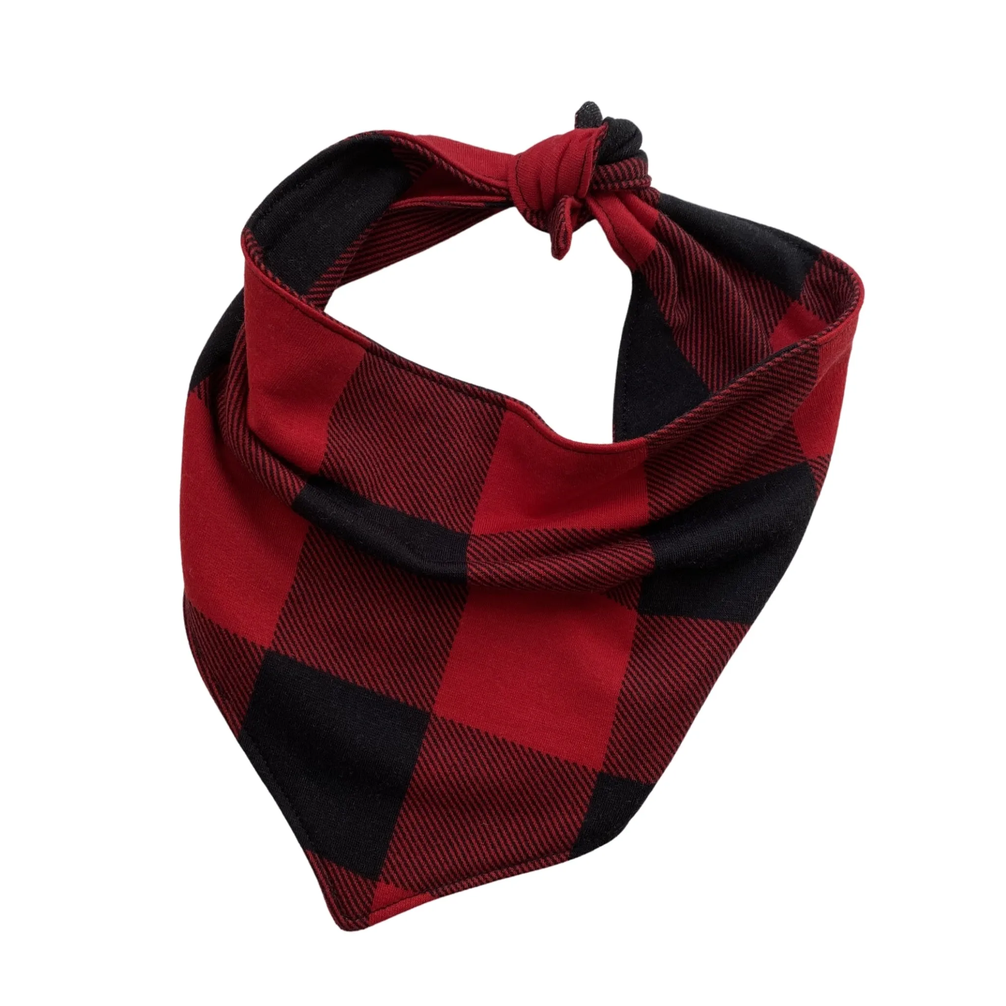 Red and Black Buffalo Plaid scARF
