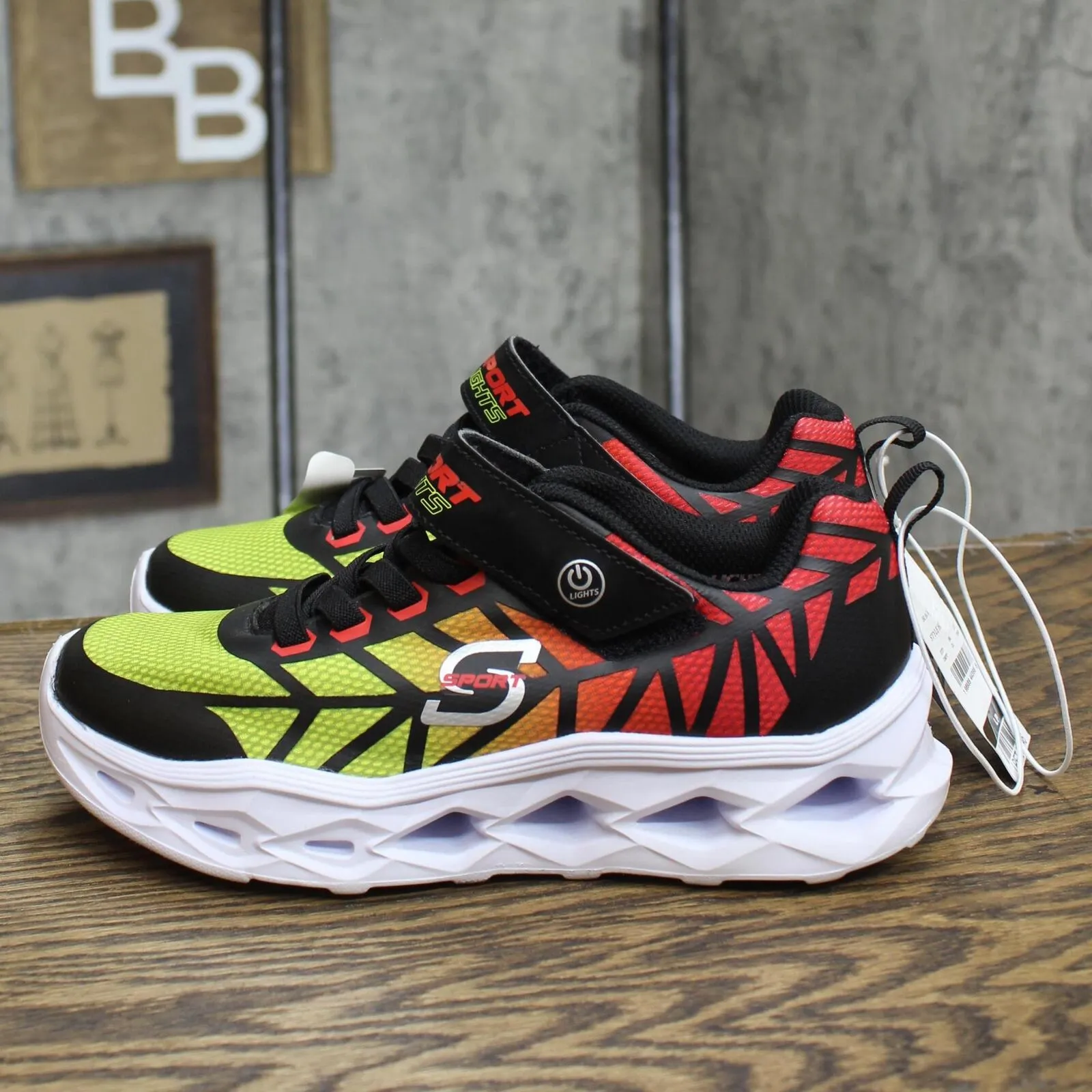 S Sport By Skechers Boys Hernan Light-Up Sneakers Shoes 87842844