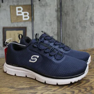 S Sport By Skechers Mens Wide Fit Pull On Low Top Wilmer Sneakers Navy Blue 10